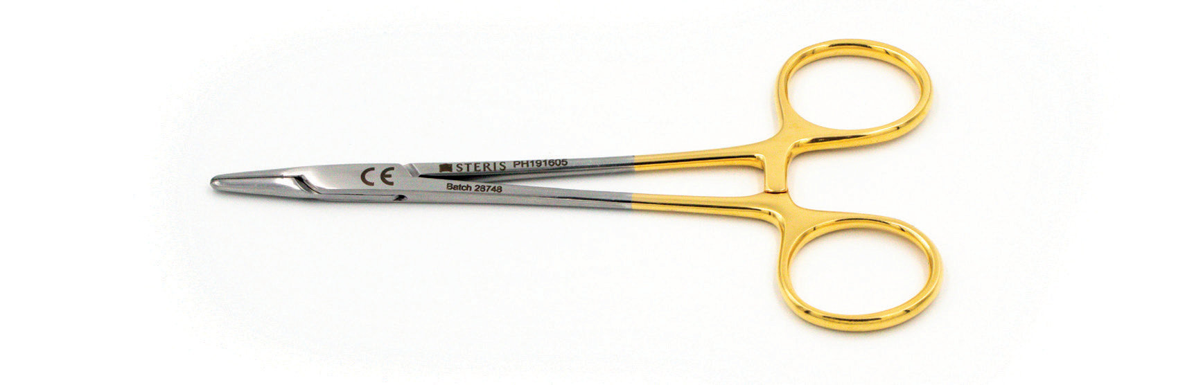 Halsey Needle Holder with Tungsten Carbide Jaws