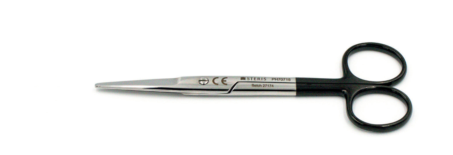Mayo Scissors Straight SuperCut Black Handles