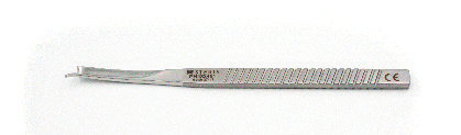 Silver Nasal Chisel Curved to the Right