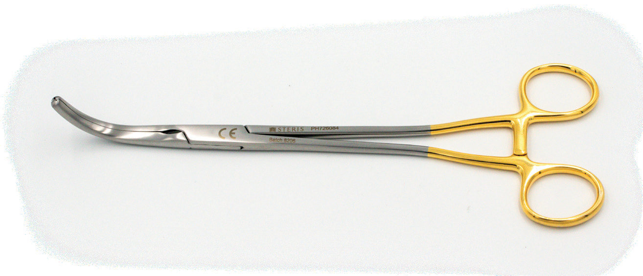 Parametrium Clamps Strongly Curved with Box Joint