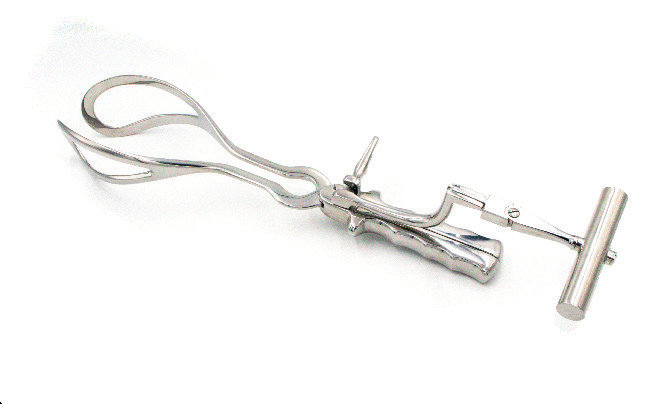 Barnes Neville Obstetric Forceps with Axis Traction Rod