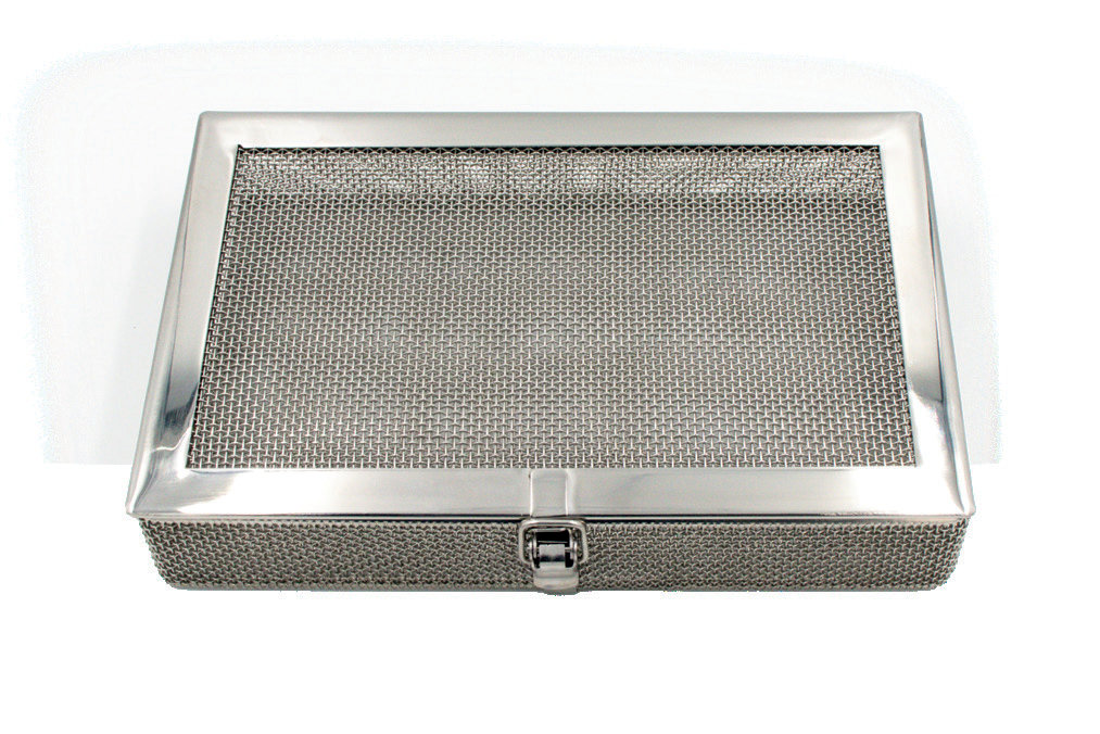 Fine Mesh Basket with Take Off Lid,