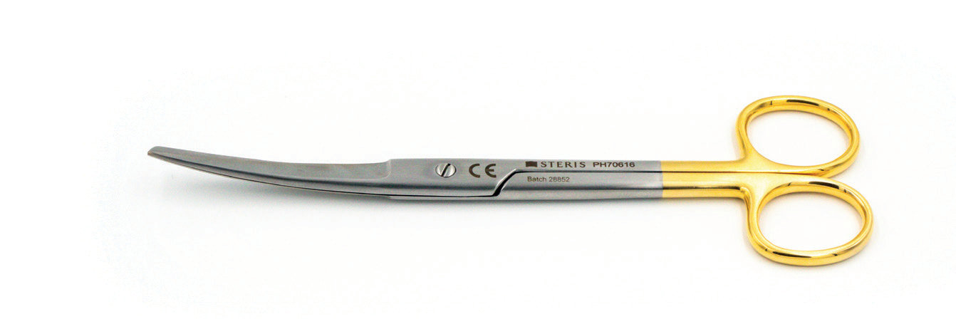 Dressing/Stitch Scissors Curved Tungsten Carbide Jaws Sharp/Blunt