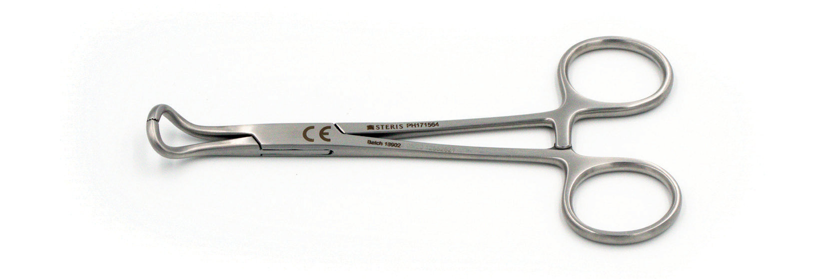Towel Clip Non-Tearing Serrated Jaws Curved