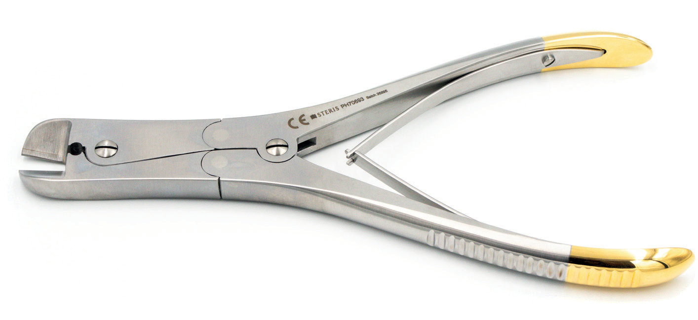 Compound Action Side Wire Cutter Tungsten Carbide Jaws Straight
