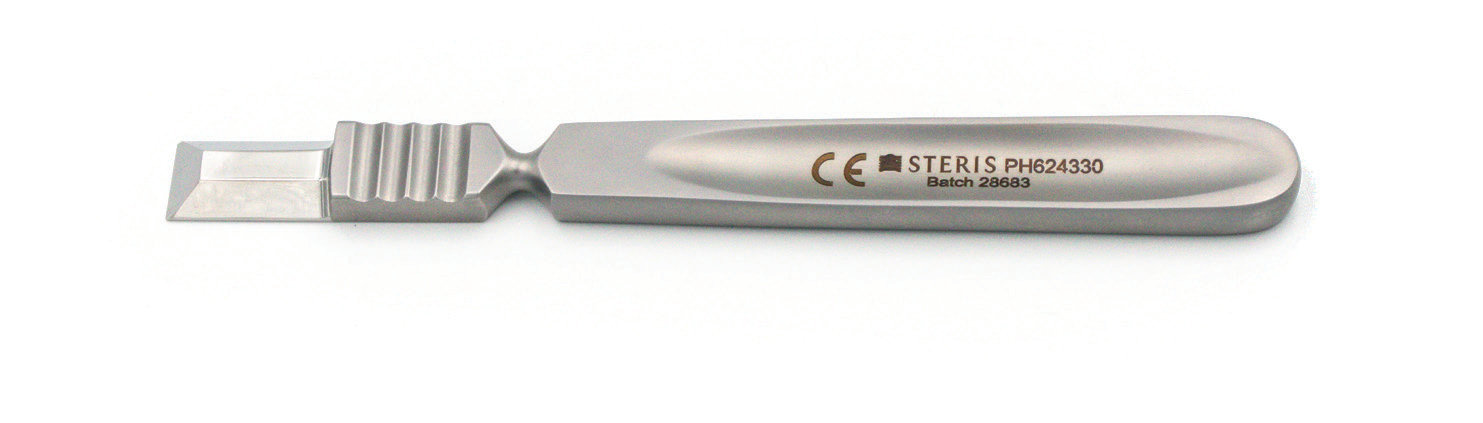 Farabeuf Straight Bone Rugine with Chisel Edge