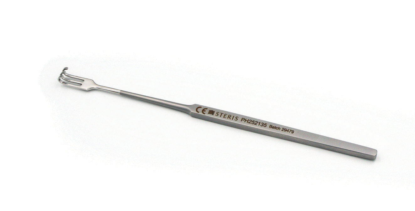 Retractor Hook and 3 Prongs Straight